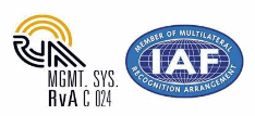 ISO認証マーク｜ISO9001 取得　2006年3月1日(本社のみ)、ISO9001：2015 = JIS Q9001：2015認証証明書番号